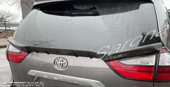 Custom Toyota Sienna  Mini Van Trunk Wing (2011 - 2019) - $450.00 (Part #TY-091-TW)